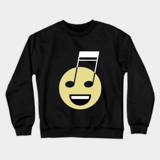 Musical smiley Crewneck Sweatshirt